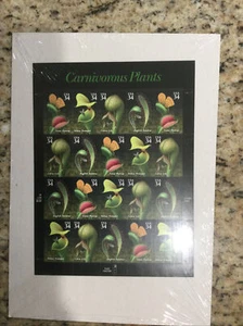 Fleischfressende Pflanzen neuwertiges Blatt mit 20 Briefmarken, Scott #3528-31, postfrisch, kostenloser Versand! - Bild 1 von 2