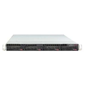 Supermicro CSE-819U Server 2x 10C Xeon E5-2660 v3 2,6GHz 64GB 4xLFF ASR-71605 - Bild 1 von 3