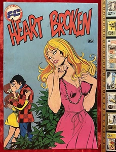 VINTAGE HEART BROKEN nn AUSTRALIAN MURRAY FEDERAL LOVE & ROMANCE COMIC BOOK EXC! - Foto 1 di 7