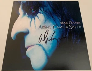 Alice Cooper signed Autogramm 12x12 Foto garantiert HAT SCHMUTZ - Bild 1 von 2