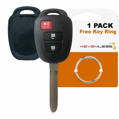 Replacement For 2014 2015 2016 Toyota Prius C V Car Key Fob Remote Shell Case - Imagem 1 de 3