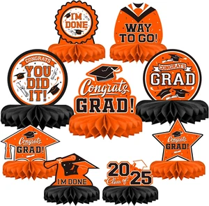 9PCS Graduation Party Decorations Congrats Grad Table Centerpiece Congratulate G - Picture 1 of 12