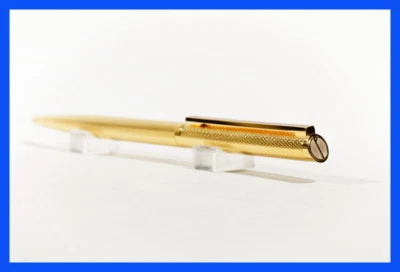 Exklusiver DUNHILL Gemline Kugelschreiber GOLDEN m roter Mine u China Lack Clip - Bild 1 von 4