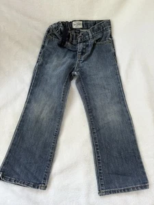 The Childrens Place boys bootcut semi evasee blue denim jeans size 5 - Picture 1 of 8