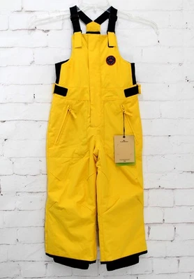 Pantalones con tirantes de snowboard Quiksilver Boogie para niños, niños/niños pequeños 3, varilla dorada amarilla Foto 1 de 2