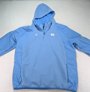 Chaqueta híbrida Jordan UNC Tar Heels 1/4 cremallera azul Carolina para hombre XL - Imagen 1 de 12