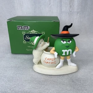 Dept 56 Snowbabies THE SPECIAL BREW Green M&M Figurine w/ Box 2008 Halloween - Picture 1 of 11