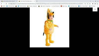 Disfraz Plutón Peluche 18-24 Meses Disney Store Nuevo Con Etiquetas Foto 1 de 4