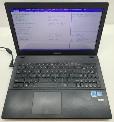 华硕 X551CA-RI3N15 便携式电脑 英特尔 i3-3217U 4GB RAM 无高清/操作系统 (FL) — 第 1/4 张图片