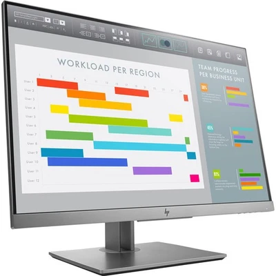 HP EliteDisplay E243i 24" IPS Monitor 16:10 Tilt/Swivel/Pivot/Height Adjustable - Image 1 of 4