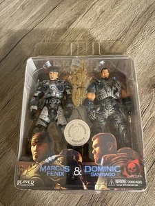 NECA Gears of War Marcus Fenix & Dominic Santiago Figuren / Golden Lancer - Bild 1 von 6
