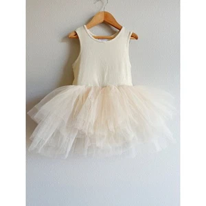 iloveplum Metallic B.A.E. Tutu Dress In Goldy Size 8y - Picture 1 of 4