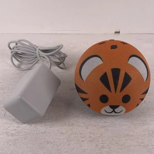 Amazon Echo Dot Kids Edition (4th Gen) Smart Speaker Tiger Tested and Works - Picture 1 of 8