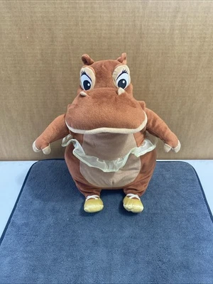 Hyacinth Hippo Disney Store Plush Stamped Fantasia MC 13”  Soft Toy RARE - Image 1 of 4