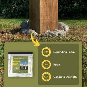 Postsaver Pro-Set Post Fixing Foam | Quick and Easy Fence Concrete | Alternat... - Picture 1 of 12
