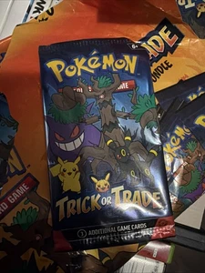 Paquete de truco o comercio Pokémon 2024 (3 cartas) ¡Booster sellado! - Imagen 1 de 2