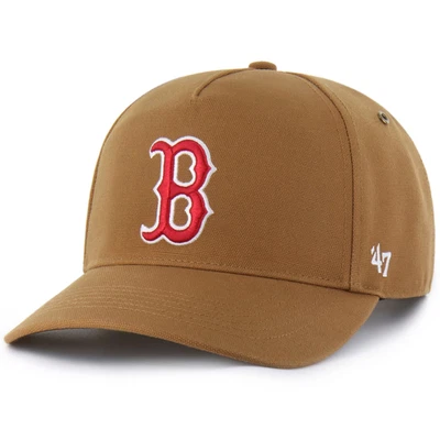Boston Red Sox Carhartt x '47 Enganche Ajustable Snapback Gorra Hombre Gorra Marrón MLB Foto 1 de 4