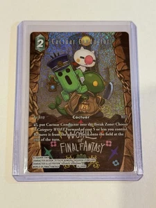 Final Fantasy Gunslinger in the Abyss - Cactuar Conductor Full Art Foil #26-049R - Picture 1 of 4