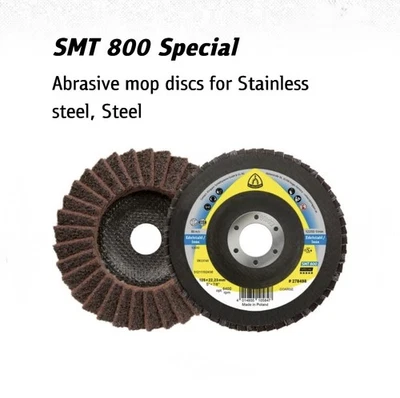 STM 800 KLINGSPOR Non woven mop disc for finishing stainless steel 5 PACK