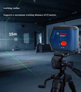 Bosch Professional GCL 15-12 XG Class 2 Laser Level Degree High Precision - Picture 1 of 12