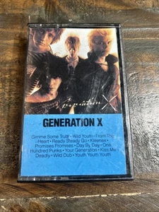 GENERATION X Cassette Tape 70s Punk New Wave DEBUT READY STEADY GO BILLY IDOL - Picture 1 of 4