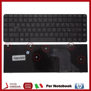 TASTIERA PER NOTEBOOK HP COMPAQ 606129-061 V115326AK1 NERA ITALIANA - Afbeelding 1 van 1