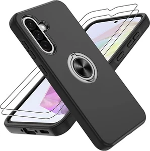 For Samsung Galaxy A36 5G Shockproof 360 Rotating Ring Stand Magnetic Case Cover - Picture 1 of 21