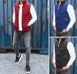 Steppweste Bodywarmer Weste Übergangs Achtung Kleine Größen Herren DSTREET M-2XL - Bild 1 von 46