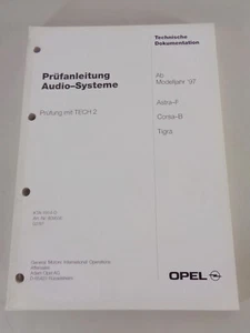 Manual de Taller Instrucciones de Inspección Opel Astra F, Corsa B, Tigra - Imagen 1 de 1