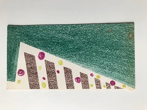 Carte invitation Voeux Ecole Estienne 1963 sérigraphie avec découpes - Foto 1 di 5