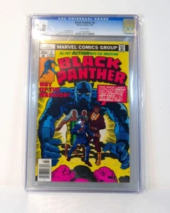 Marvel Comics Black Panther #8 CGC 9.8 with White pages. Jack Kirby. 1977. - Picture 1 of 2