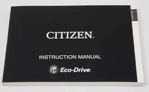 Citizen Eco-Drive Watch Instruction Manual/Guide Booklet BN0/EO2 Caliber E16 - Picture 1 of 3