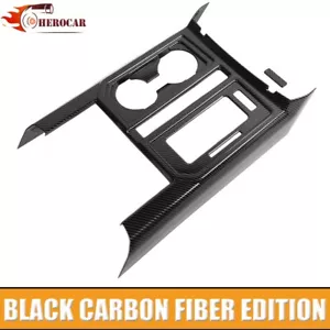🌟Panel de cambio de marchas de consola y cubierta portavasos para Ford F150 2015-20 fibra de carbono - Imagen 1 de 8