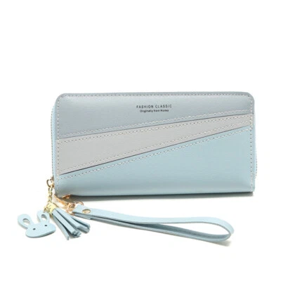 Women's Long Wallet Leather Clutch Purse Card Holder Phone Pocket Handbag Gifts - Image 1 of 4