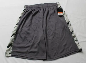 Galaxy By Harvic Men's Lightweight Active Mesh Shorts EJ2 Charcoal Camo Size XL - Picture 1 of 3