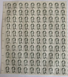 Scott 1861 - 20 Cent Thomas H. Gallaudet Full Sheet of 100 - MNH (1980) - Picture 1 of 2