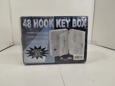 48 Hook Key Holder Box Metal Safe Locking Wall Mount #03271 Harbor Freight NEW - Image 1 of 4