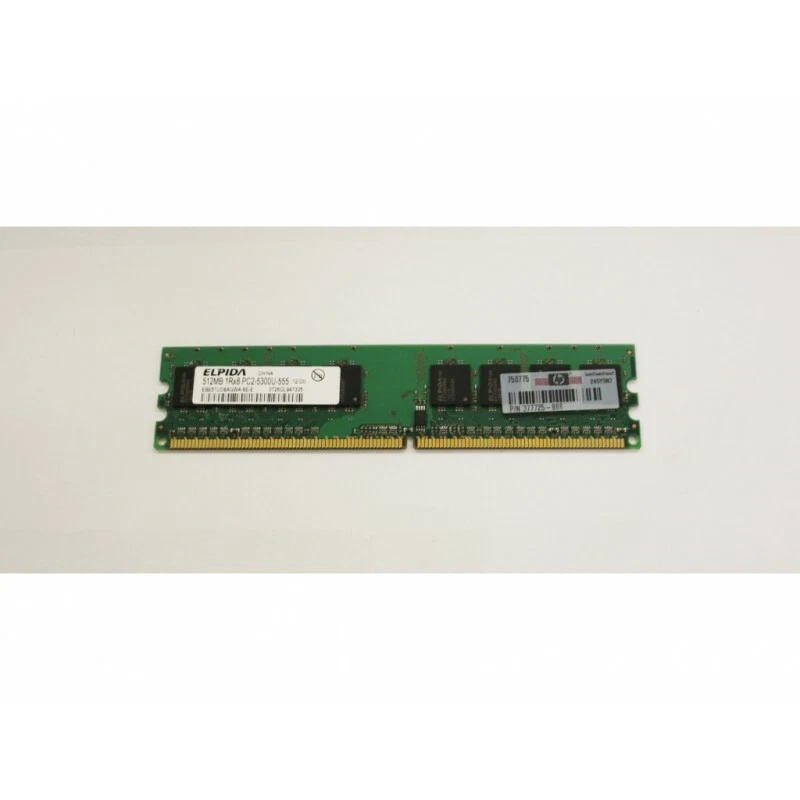 ELPIDA EBE51UD8AGWA-6E-E - Memoria Ram DDR2 - 512 MB - 1Rx8 PC2-5300U-555 - Immagine 1 di 1