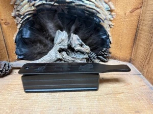 Black Poplar one-pc Box Call w/ Macassar Ebony Lid This Call Talks Turkey !!! - Picture 1 of 2