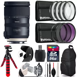 Tamron 24-70mm VC G2 for Canon + Macro Filter Kit & More - 64GB Accessory Kit - Picture 1 of 10