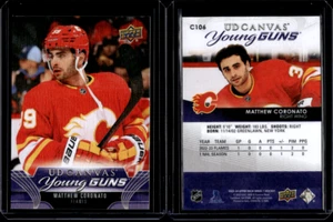 2023-24 Upper Deck Series 1 Young Guns Canvas #C106 Matthew Coronato Rookie RC - Picture 1 of 1
