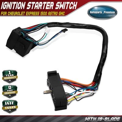 Interruptor de partida de ignição para Chevrolet Express 1500 Astro GMC Savana 1500 Safari - Imagem 1 de 4