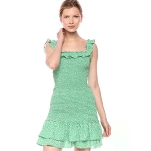 Vestido Likely NYC Nina Talla 12 Verde Calado Floral Revolve Nuevo con Etiquetas Verano - Imagen 1 de 8