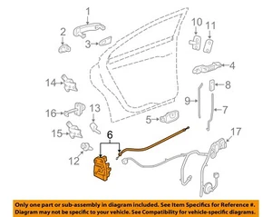 GM OEM Rear Door-Lock Actuator Motor 22865518 - Picture 1 of 2