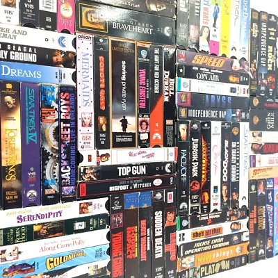 275+ VHS MOVIE LOT~ PICK 3 ~ 80s/90s Retro Action Vintage Sci-Fi ~ Updated 11/21 - Image 1 of 2