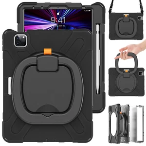 Drehbarer Ständer Stifthalter schwere stoßfeste Hülle + Riemen für iPad Pro 11/13/Air11 - Bild 1 von 127