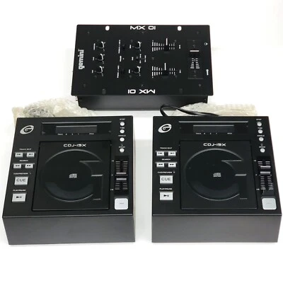 VERY RARE! Vintage '05 Gemini CD Mix 5.0 CDJ-15X MX-01 Headphones & Case *NOS* - Image 1 of 4