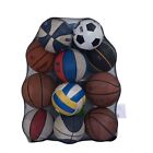 Mesh Bag Durable Mesh Drawstring Bag Gym Sports Equipment Bag for Holding Bas...