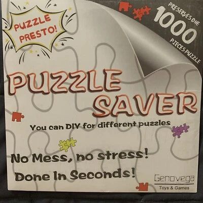 Puzzle Presto Peel & Stick Puzzle Saver No Mess Done In Seconds Preserves 1000件 — 第 1/4 张图片