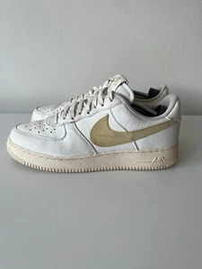 Nike Air Force 1 '07 Premium Low Oversize Swoosh Sail AT4143-101 Mens Sneaker - Picture 1 of 12